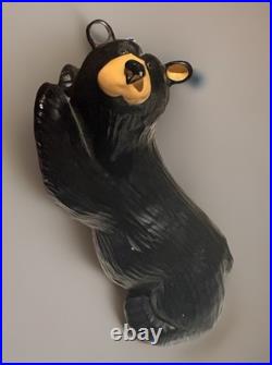 Big Sky Carvers Bearfoots Bears Jeff Fleming Rare Solid Wood Shelf Sitter