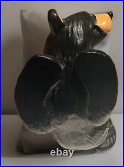 Big Sky Carvers Bearfoots Bears Jeff Fleming Rare Solid Wood Shelf Sitter