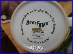 Big Sky Carvers Bearfoots Bears Jingle Bears and 2 Coffee Mugs Jeff Fleming Lot