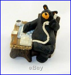 Big Sky Carvers Bearfoots Bears Office Assistant Figurine New Free Shipping