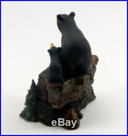 Big Sky Carvers Bearfoots Bears On Stone Personalizable Figurine New Ships Free