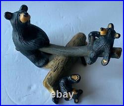 Big Sky Carvers Bearfoots Bears Outdoor Fun Cubs Teeter Totter Logs Jeff Fleming