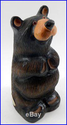 Big Sky Carvers Bearfoots Bears Peety Wood Carved Bear New Free Shipping