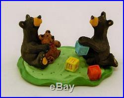 Big Sky Carvers Bearfoots Bears Playdate Collectible Mini Figurine Free Shipping