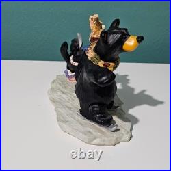 Big Sky Carvers Bearfoots Bears Skating Lessons Resin Figurine 8 Jeff Fleming