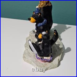 Big Sky Carvers Bearfoots Bears Skating Lessons Resin Figurine 8 Jeff Fleming