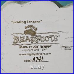 Big Sky Carvers Bearfoots Bears Skating Lessons Resin Figurine 8 Jeff Fleming