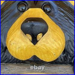 Big Sky Carvers Bearfoots Bears Welcome Sign Plaque Jeff Fleming Bear Feet Only