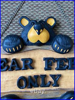 Big Sky Carvers Bearfoots Bears Welcome Sign Plaque Jeff Fleming Bear Feet Only Big Sky Carvers Bearfoots Bears Welcome Sign Plaque Jeff Fleming Bear Feet Only