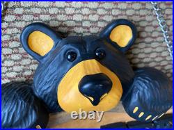 Big Sky Carvers Bearfoots Bears Welcome Sign Plaque Jeff Fleming Bear Feet Only