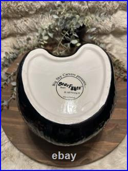 Big Sky Carvers Bearfoots Bears by Jeff Fleming Bear Cookie Jar Ceramic with Lid