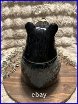 Big Sky Carvers Bearfoots Bears by Jeff Fleming Bear Cookie Jar Ceramic with Lid