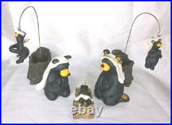 Big Sky Carvers Bearfoots Beartivity 7 Pc Nativity Set Jeff Fleming Retired