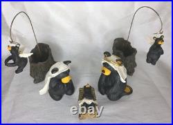 Big Sky Carvers Bearfoots Beartivity 7 Pc Nativity Set Jeff Fleming Retired