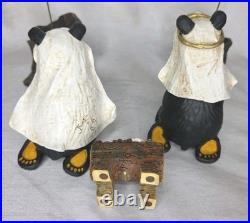 Big Sky Carvers Bearfoots Beartivity 7 Pc Nativity Set Jeff Fleming Retired