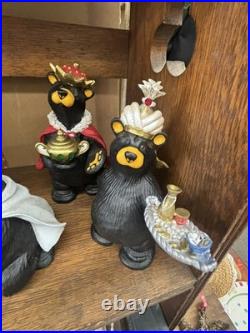 Big Sky Carvers Bearfoots Beartivity Figurine 14 Pc Jeff Fleming Nativity