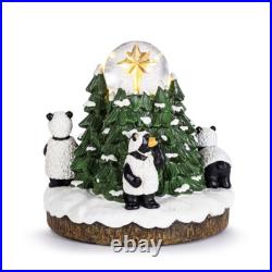 Big Sky Carvers Bearfoots Beartivity Musical Snow Globe