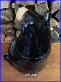 Big Sky Carvers Bearfoots Black Bear Cookie Jar Bear Foots Jeff Fleming Cabin
