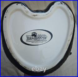 Big Sky Carvers Bearfoots Black Bear Cookie Jar Holding Cookie Jeff Fleming 14