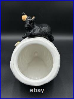 Big Sky Carvers Bearfoots Black Bear On Bee Hive Cookie Jar Jeff Fleming Rare