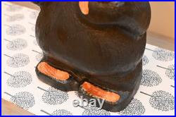 Big Sky Carvers Bearfoots Black Santa Bear Sculpture Decoy Carving Jeff Fleming