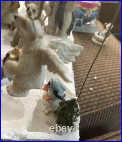 Big Sky Carvers Bearfoots By Phyllis Driscoll Polartivity 10pc Nativity RARE
