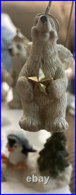 Big Sky Carvers Bearfoots By Phyllis Driscoll Polartivity 10pc Nativity RARE