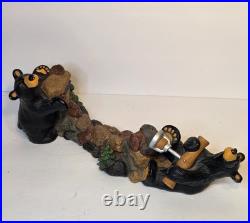 Big Sky Carvers Bearfoots Cork Pullers Wine Bottle Holder Jeff Fleming Bear
