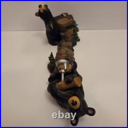Big Sky Carvers Bearfoots Cork Pullers Wine Bottle Holder Jeff Fleming Bear