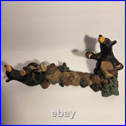 Big Sky Carvers Bearfoots Cork Pullers Wine Bottle Holder Jeff Fleming Bear