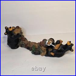 Big Sky Carvers Bearfoots Cork Pullers Wine Bottle Holder Jeff Fleming Bear