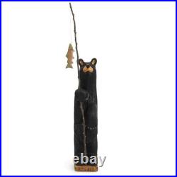 Big Sky Carvers Bearfoots Fisher Bear Grand fishing 46 tall