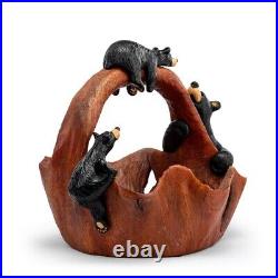 Big Sky Carvers Bearfoots Grand Timber Basket 2024 New Bear Figurine