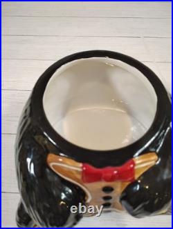 Big Sky Carvers, Bearfoots, Jeff Fleming, Holiday, Black Bear, Cookie Jar, Rare Big Sky Carvers, Bearfoots, Jeff Fleming, Holiday, Black Bear, Cookie Jar, Rare