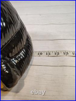 Big Sky Carvers, Bearfoots, Jeff Fleming, Holiday, Black Bear, Cookie Jar, Rare