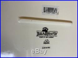 Big Sky Carvers Bearfoots Large Oval Serving Platter Bear Trout Discontinued New