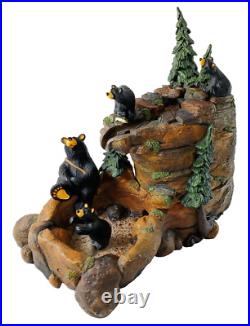 Big Sky Carvers Bearfoots MOUNTAIN FOUNTAIN Bear Statue By Jeff Fleming NO PUMP Big Sky Carvers Bearfoots MOUNTAIN FOUNTAIN Bear Statue By Jeff Fleming NO PUMP