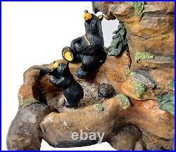 Big Sky Carvers Bearfoots MOUNTAIN FOUNTAIN Bear Statue By Jeff Fleming NO PUMP Big Sky Carvers Bearfoots MOUNTAIN FOUNTAIN Bear Statue By Jeff Fleming NO PUMP