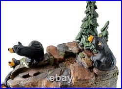 Big Sky Carvers Bearfoots MOUNTAIN FOUNTAIN Bear Statue By Jeff Fleming NO PUMP Big Sky Carvers Bearfoots MOUNTAIN FOUNTAIN Bear Statue By Jeff Fleming NO PUMP