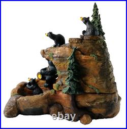 Big Sky Carvers Bearfoots MOUNTAIN FOUNTAIN Bear Statue By Jeff Fleming NO PUMP Big Sky Carvers Bearfoots MOUNTAIN FOUNTAIN Bear Statue By Jeff Fleming NO PUMP