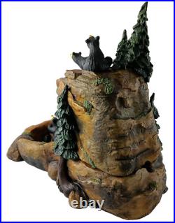 Big Sky Carvers Bearfoots MOUNTAIN FOUNTAIN Bear Statue By Jeff Fleming NO PUMP Big Sky Carvers Bearfoots MOUNTAIN FOUNTAIN Bear Statue By Jeff Fleming NO PUMP