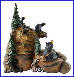 Big Sky Carvers Bearfoots MOUNTAIN FOUNTAIN Bear Statue By Jeff Fleming NO PUMP Big Sky Carvers Bearfoots MOUNTAIN FOUNTAIN Bear Statue By Jeff Fleming NO PUMP