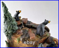 Big Sky Carvers Bearfoots MOUNTAIN FOUNTAIN Bear Statue By Jeff Fleming NO PUMP Big Sky Carvers Bearfoots MOUNTAIN FOUNTAIN Bear Statue By Jeff Fleming NO PUMP