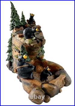 Big Sky Carvers Bearfoots MOUNTAIN FOUNTAIN Bear Statue By Jeff Fleming NO PUMP Big Sky Carvers Bearfoots MOUNTAIN FOUNTAIN Bear Statue By Jeff Fleming NO PUMP