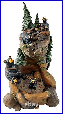 Big Sky Carvers Bearfoots MOUNTAIN FOUNTAIN Bear Statue By Jeff Fleming NO PUMP Big Sky Carvers Bearfoots MOUNTAIN FOUNTAIN Bear Statue By Jeff Fleming NO PUMP