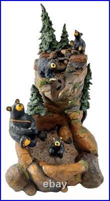 Big Sky Carvers Bearfoots MOUNTAIN FOUNTAIN Bear Statue By Jeff Fleming NO PUMP Big Sky Carvers Bearfoots MOUNTAIN FOUNTAIN Bear Statue By Jeff Fleming NO PUMP