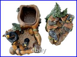 Big Sky Carvers Bearfoots MOUNTAIN FOUNTAIN Bear Statue By Jeff Fleming NO PUMP Big Sky Carvers Bearfoots MOUNTAIN FOUNTAIN Bear Statue By Jeff Fleming NO PUMP