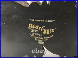 Big Sky Carvers Bearfoots MOUNTAIN FOUNTAIN Bear Statue By Jeff Fleming NO PUMP Big Sky Carvers Bearfoots MOUNTAIN FOUNTAIN Bear Statue By Jeff Fleming NO PUMP