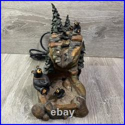 Big Sky Carvers Bearfoots MOUNTAIN FOUNTAIN Bear Statue By Jeff Fleming READ