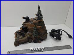 Big Sky Carvers Bearfoots MOUNTAIN FOUNTAIN Bear Statue By Jeff Fleming READ